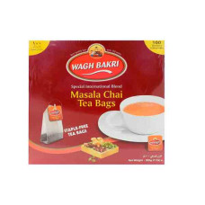 WAGH BAKRI MASALA CHAI TEA BAGS 100-S