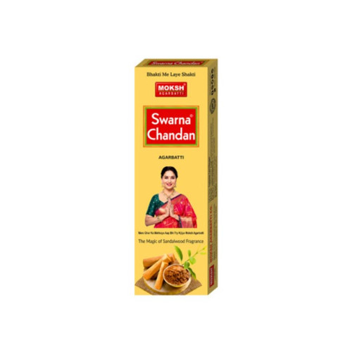 MOKSH AGARBATTI SWARNA CHANDAN FLAT PKT