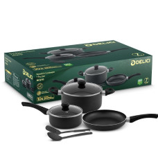 DELICI ALU NONSTICK COOKWARE SET 7PCS - NCS7G