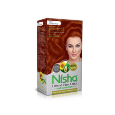 NISHA CREME HAIR COLOR 60GM + 60ML COPPER RED