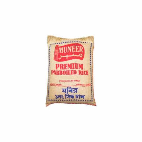 MUNEER PREMIUM PARBOILED RICE 5KG 
