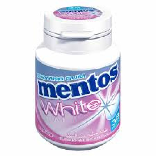 MENTOS TUTTI FRUITY WHITE GUM 54GM
