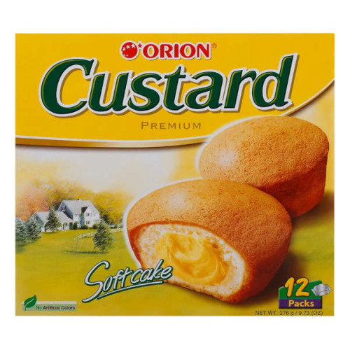 ORION CUSTARD PREMIUM SOFT CAKE 276GM 