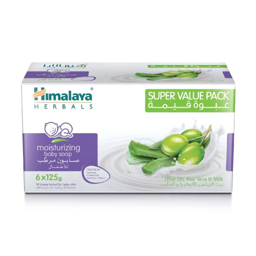 HIMALAYA ALO VERA BABY SOAP 6S*125GM