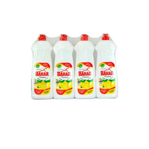 BAHAR PREMIUM DISH WASH LIQUID LEMON 400ML 4S 