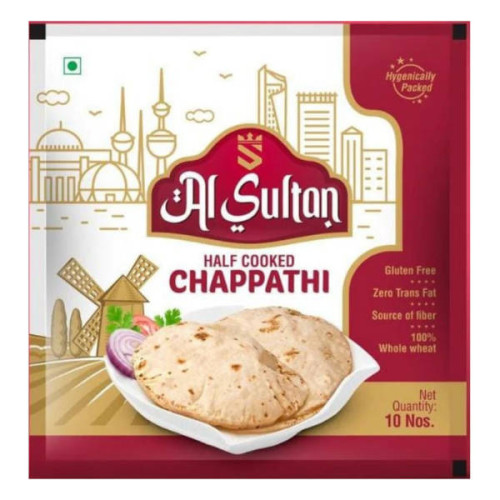 TAJ AL SULTAN HALF COOKED CHAPPATHI 10'S 