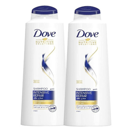 DOVE SHAMPOO INTENSIVE REPAIR 2 X 400ML 