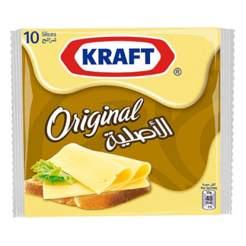 KRAFT CHEESE SLICES ORIGINAL 200GM 