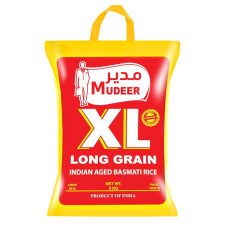 MUDEER XL LONG GRAIN BASMATI RICE 5 KG